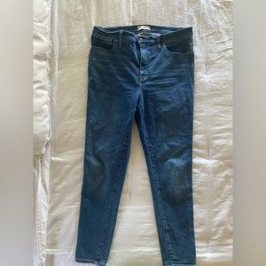 Madewell 10” high rise skinny jeans!